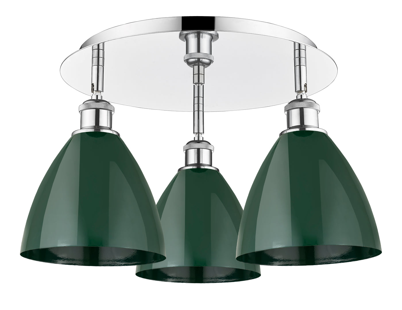 Ballston Semi-Flush Mount Satin Nickel