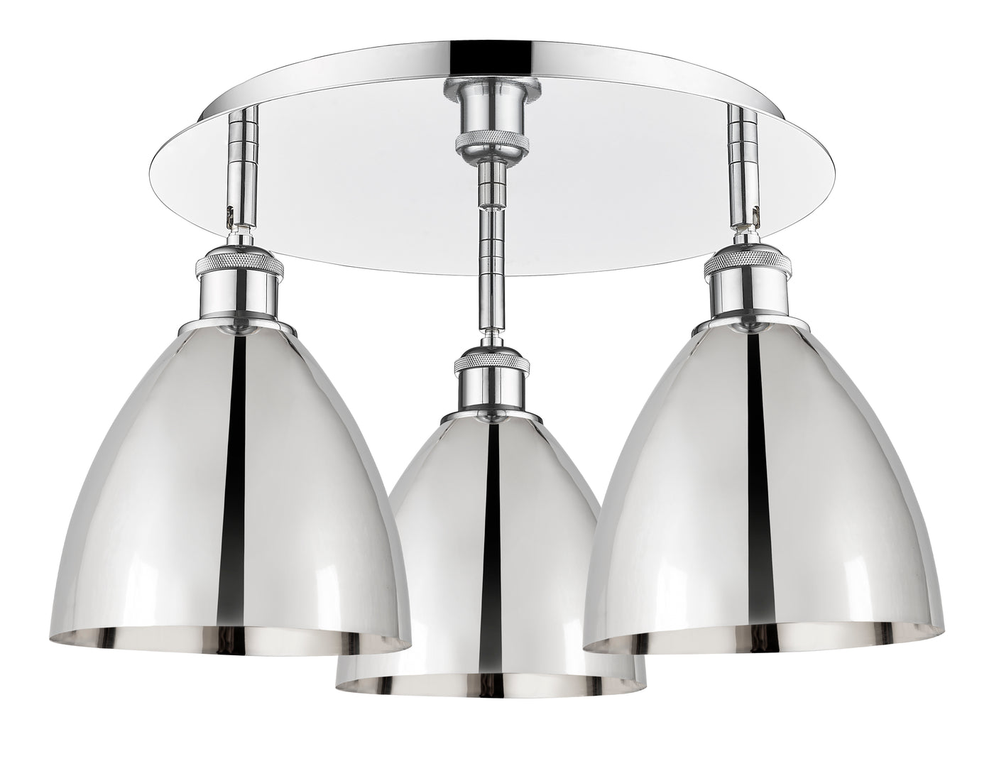 Ballston Semi-Flush Mount Satin Nickel