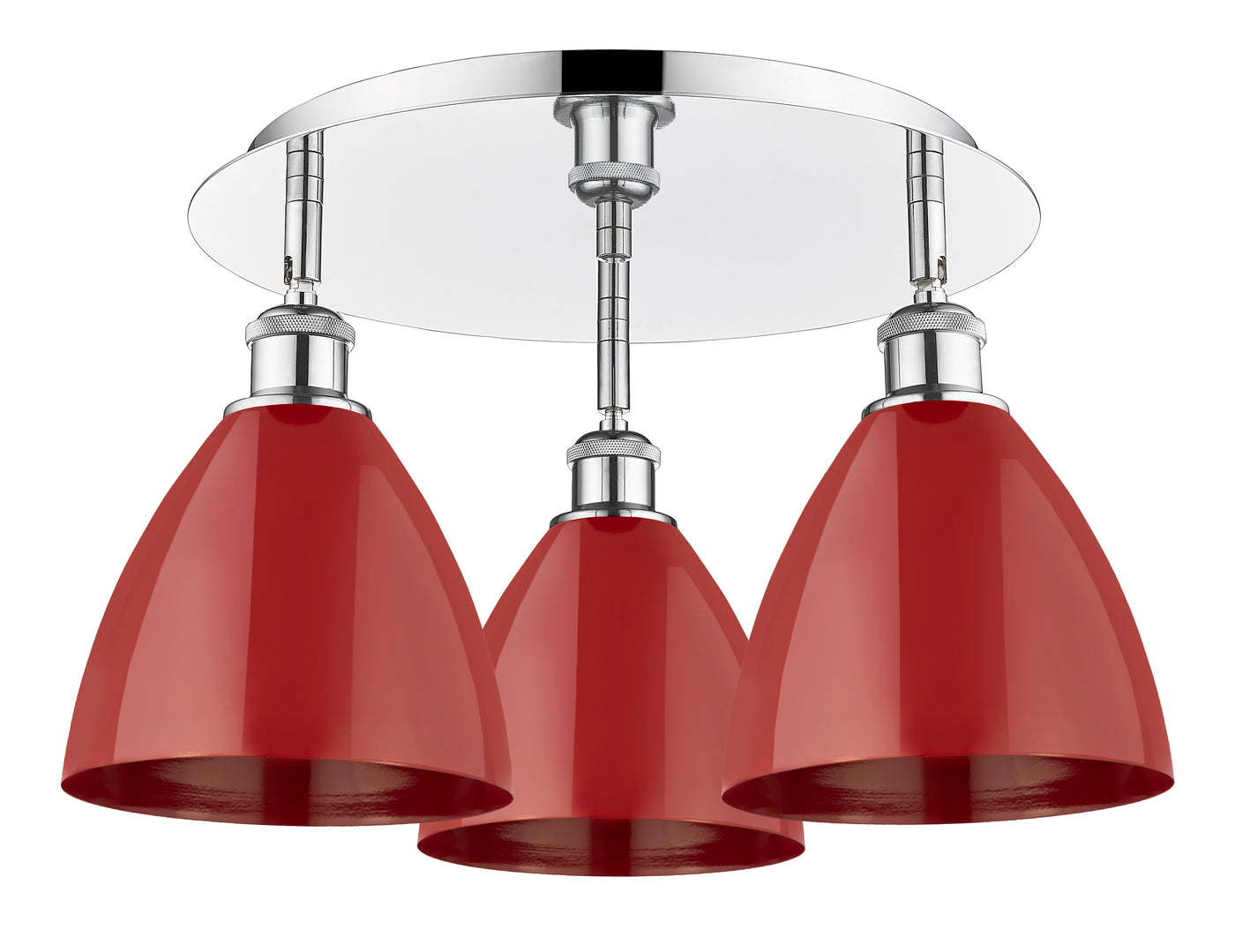 Ballston Semi-Flush Mount Satin Nickel