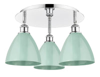 Ballston Semi-Flush Mount Satin Nickel