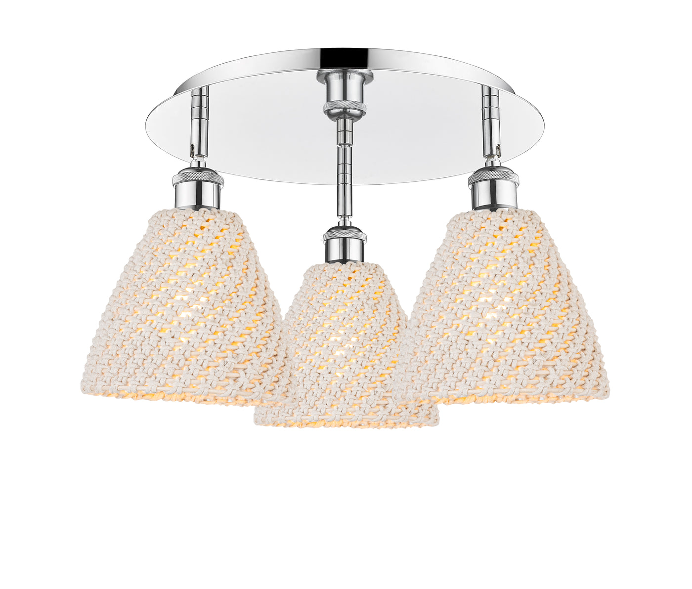 Ballston Semi-Flush Mount Satin Nickel