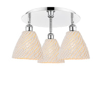 Ballston Semi-Flush Mount Satin Nickel