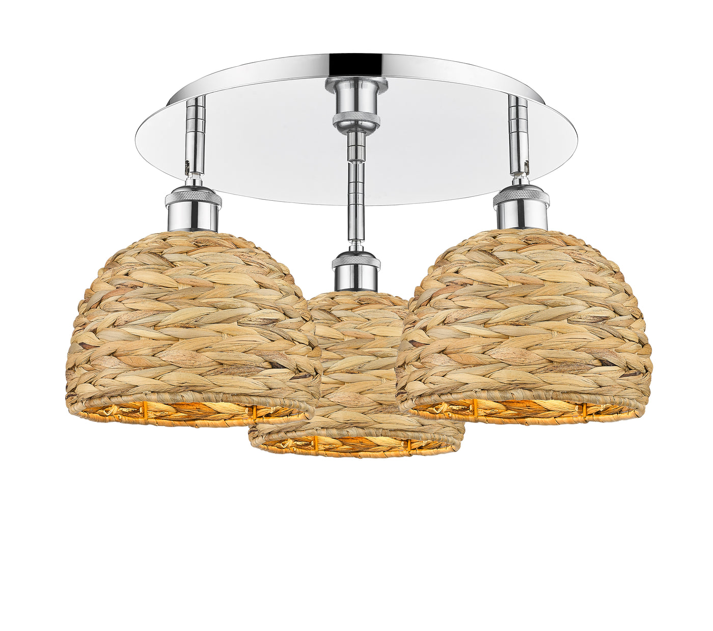 Ballston Semi-Flush Mount Satin Nickel