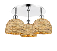Ballston Semi-Flush Mount Satin Nickel