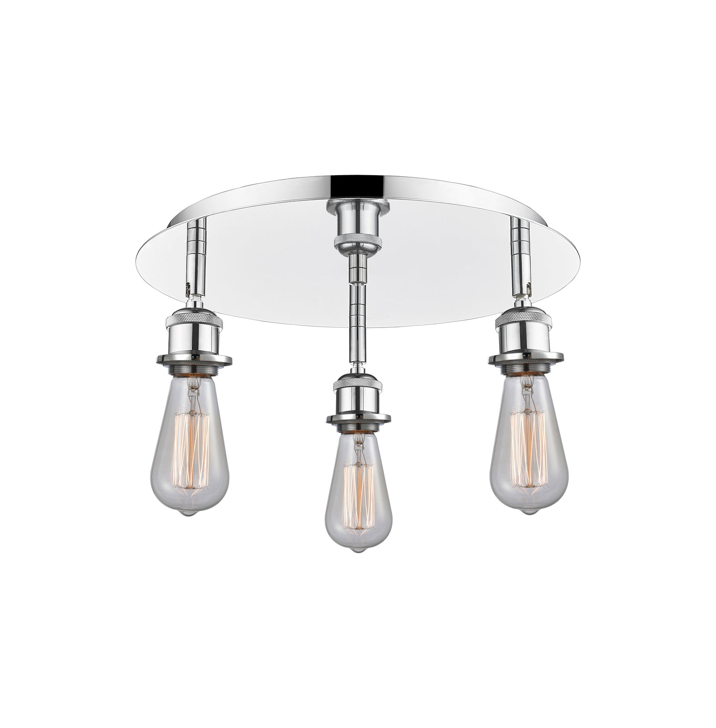 Ballston Semi-Flush Mount Satin Nickel