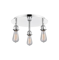 Ballston Semi-Flush Mount Satin Nickel