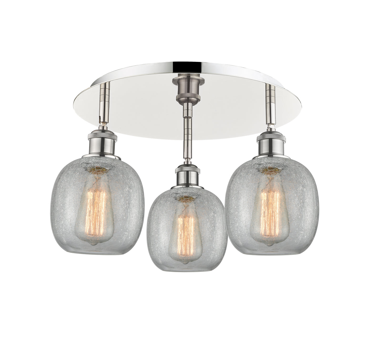 Ballston Semi-Flush Mount Satin Nickel