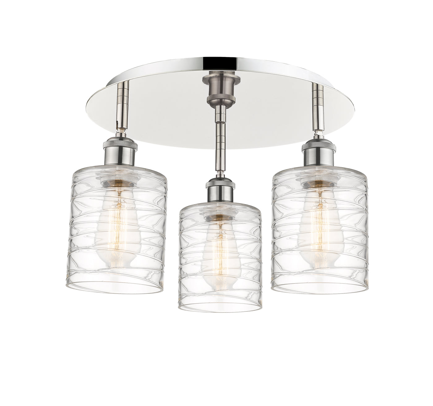 Ballston Semi-Flush Mount Satin Nickel