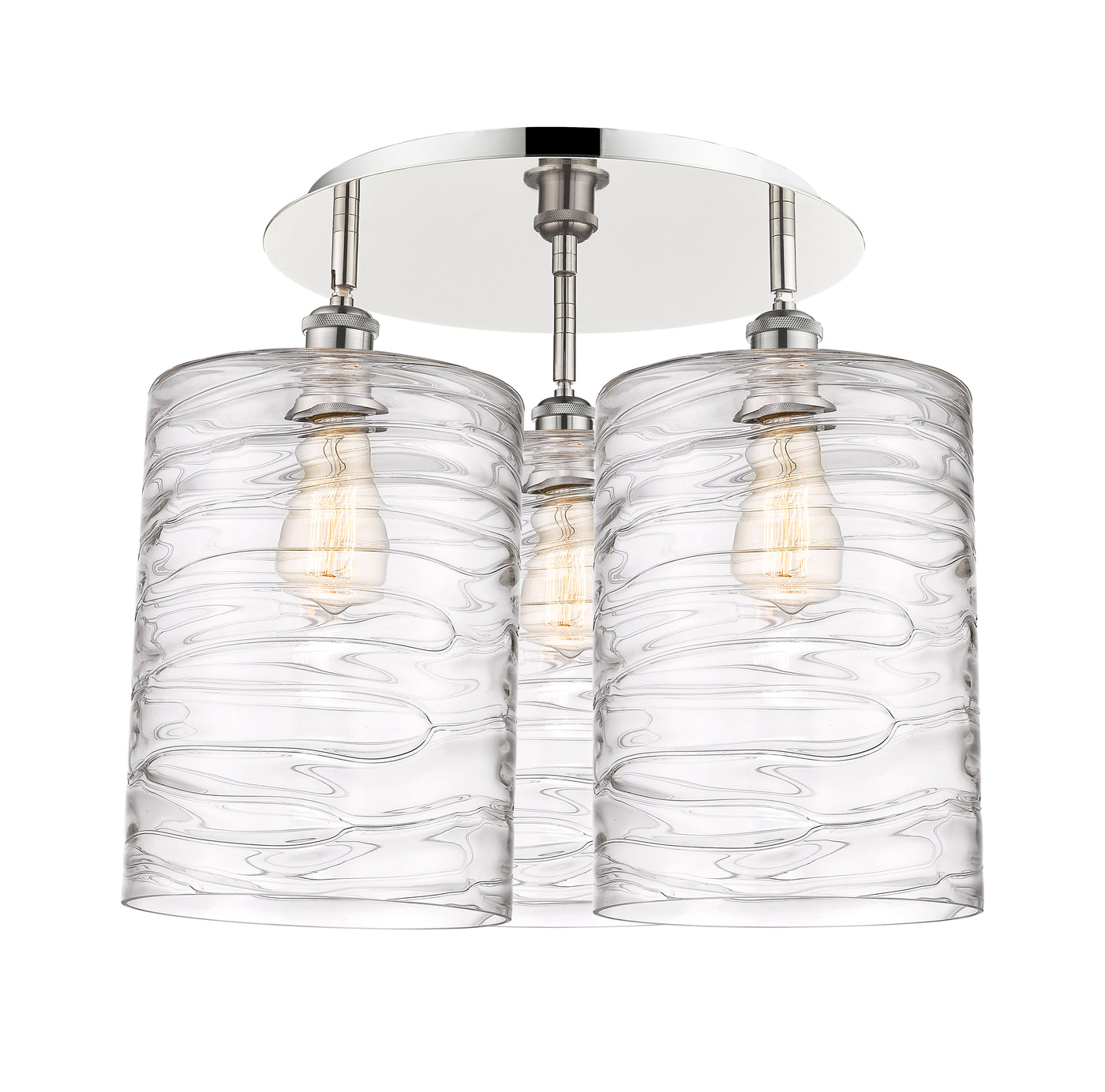 Ballston Semi-Flush Mount Satin Nickel