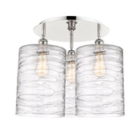 Ballston Semi-Flush Mount Satin Nickel