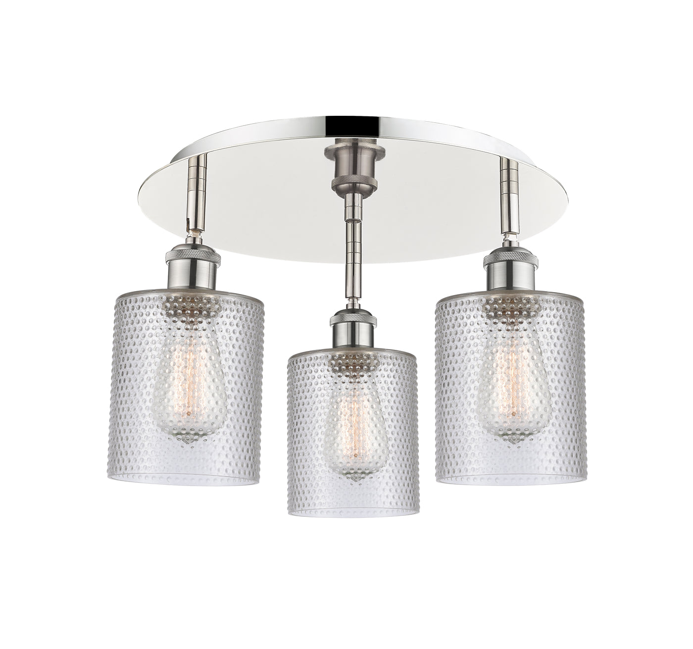 Ballston Semi-Flush Mount Satin Nickel