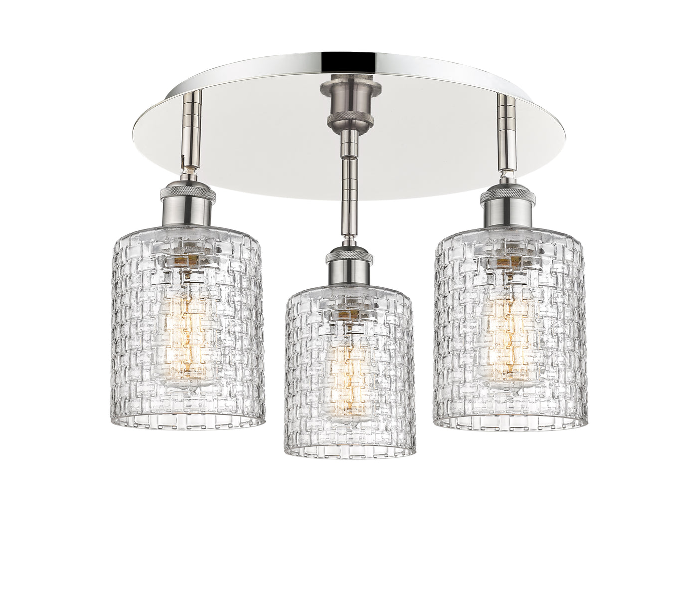 Ballston Semi-Flush Mount Satin Nickel