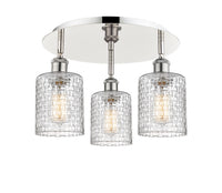 Ballston Semi-Flush Mount Satin Nickel