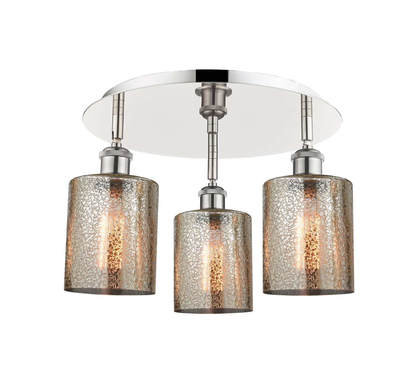 Ballston Semi-Flush Mount Satin Nickel
