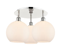 Ballston Semi-Flush Mount Satin Nickel