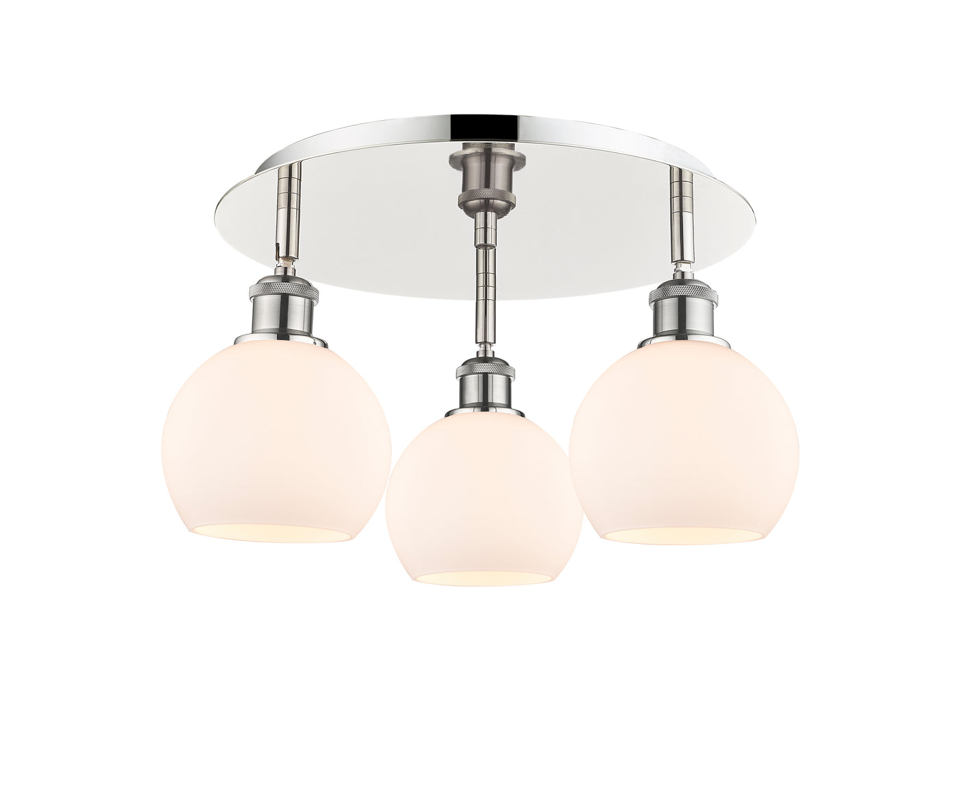 Ballston Semi-Flush Mount Satin Nickel
