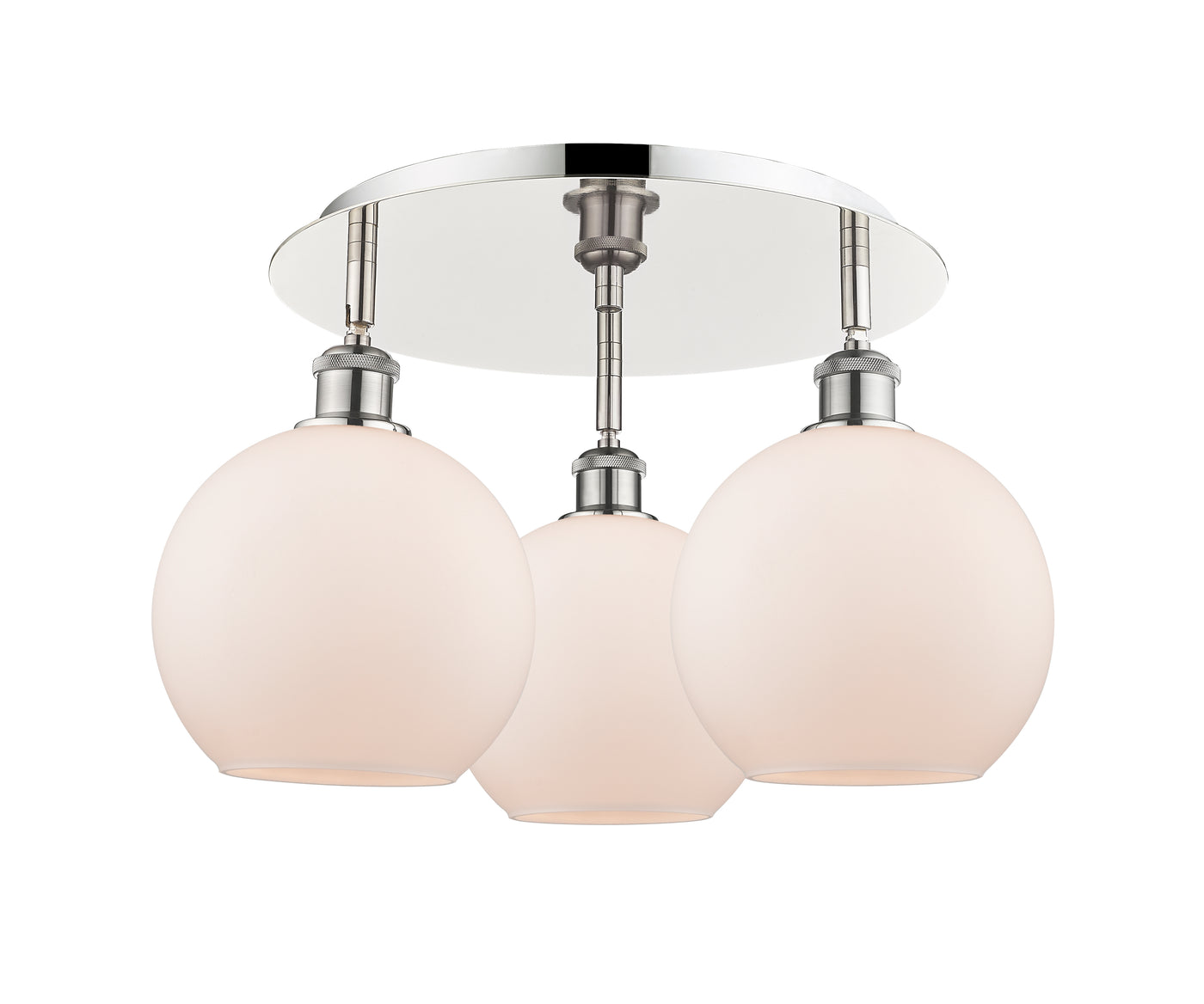 Ballston Semi-Flush Mount Satin Nickel