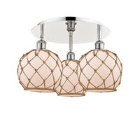 Ballston Semi-Flush Mount Satin Nickel