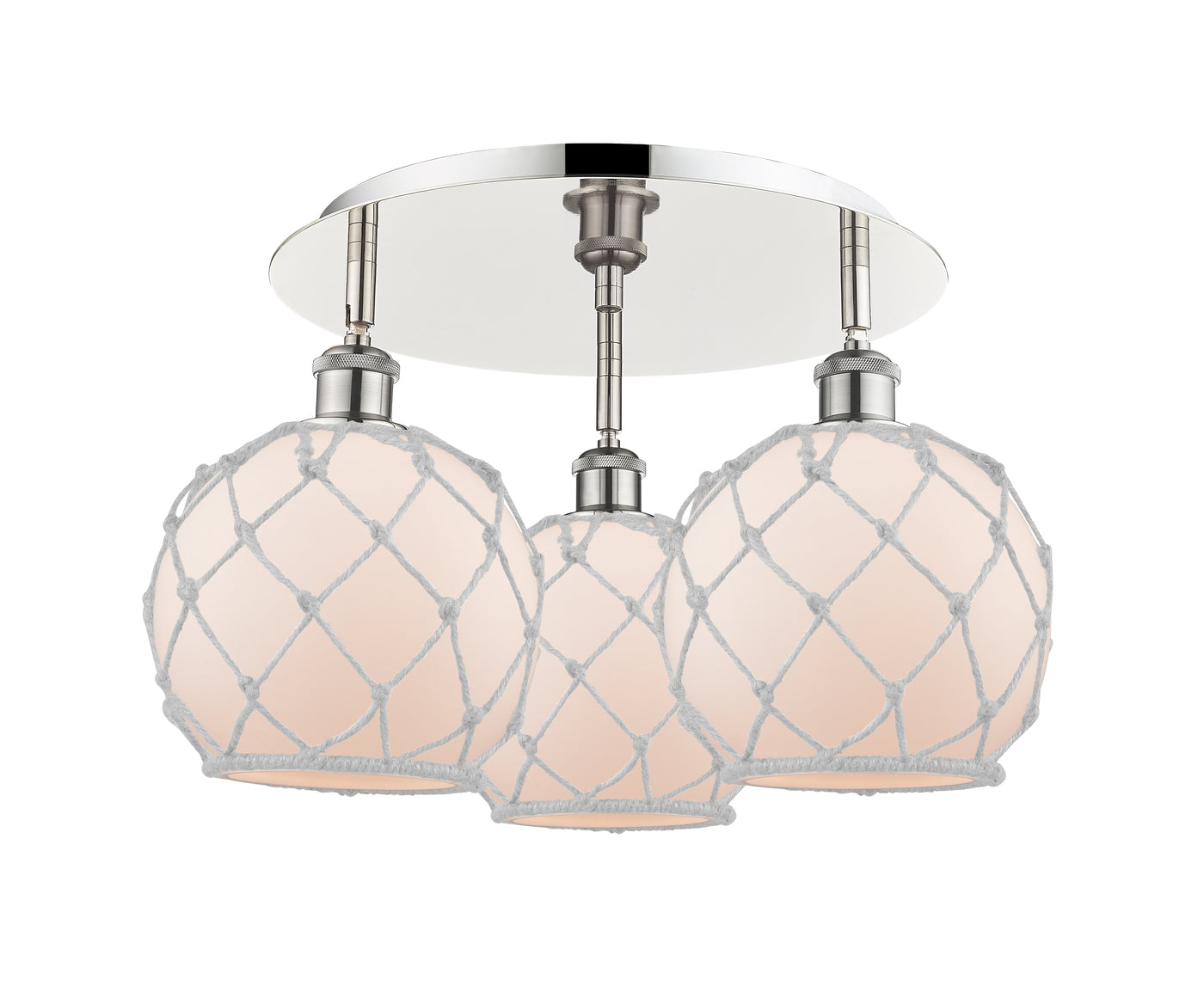 Ballston Semi-Flush Mount Satin Nickel