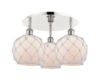 Ballston Semi-Flush Mount Satin Nickel
