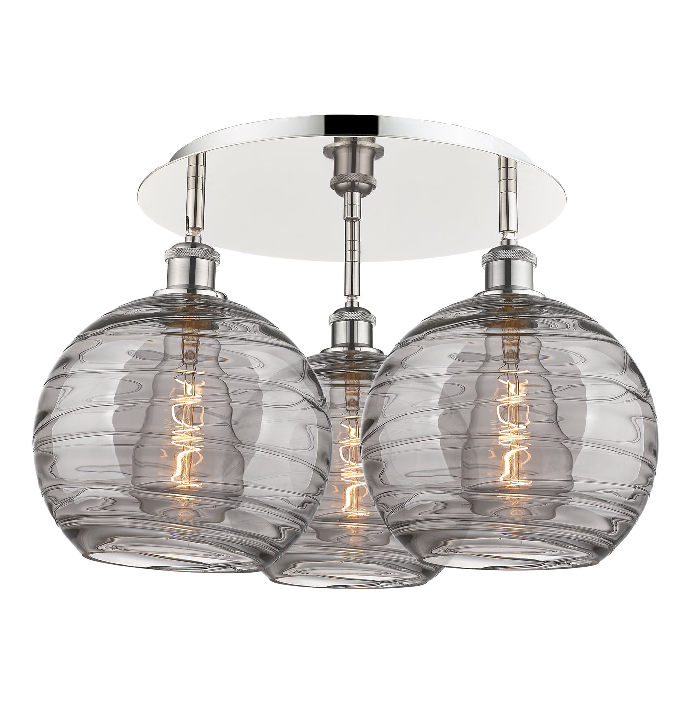 Ballston Semi-Flush Mount Satin Nickel