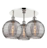 Ballston Semi-Flush Mount Satin Nickel