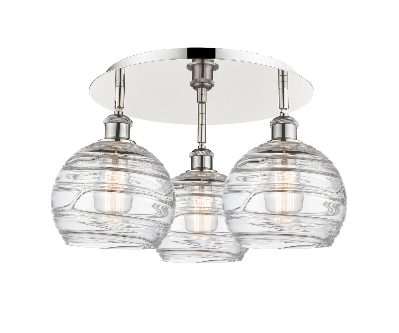 Ballston Semi-Flush Mount Satin Nickel
