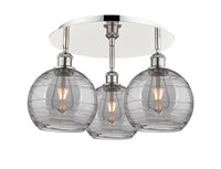 Ballston Semi-Flush Mount Satin Nickel
