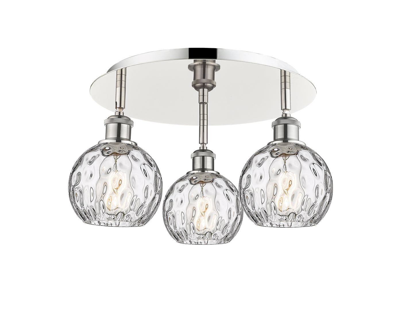 Ballston Semi-Flush Mount Satin Nickel