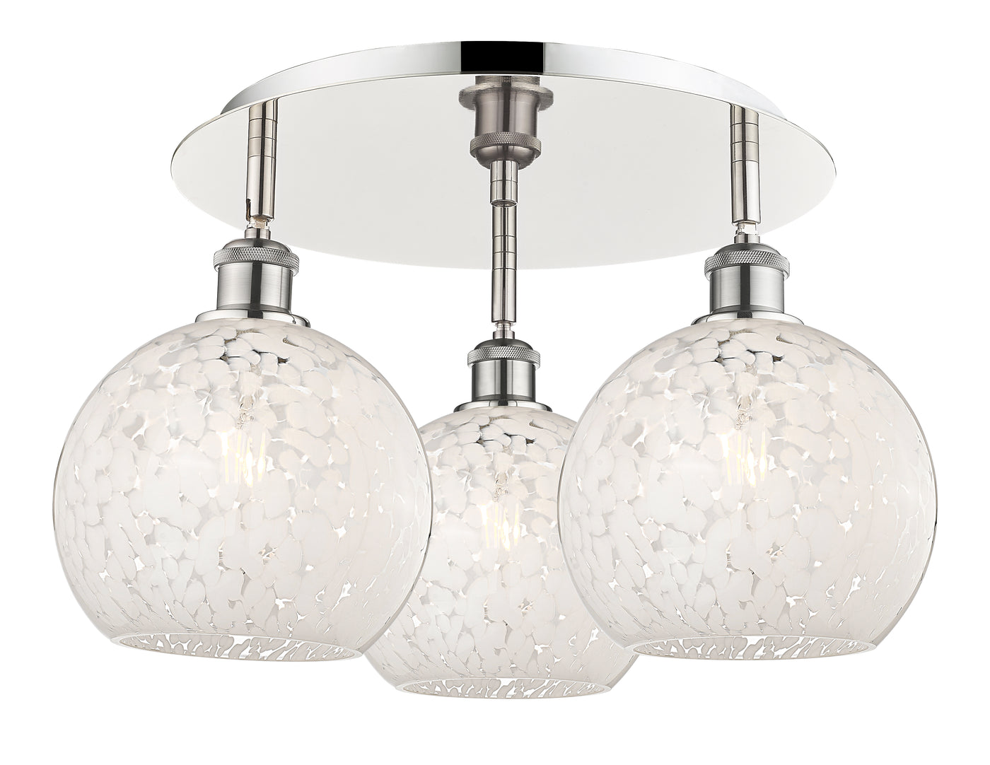 Ballston Semi-Flush Mount Satin Nickel