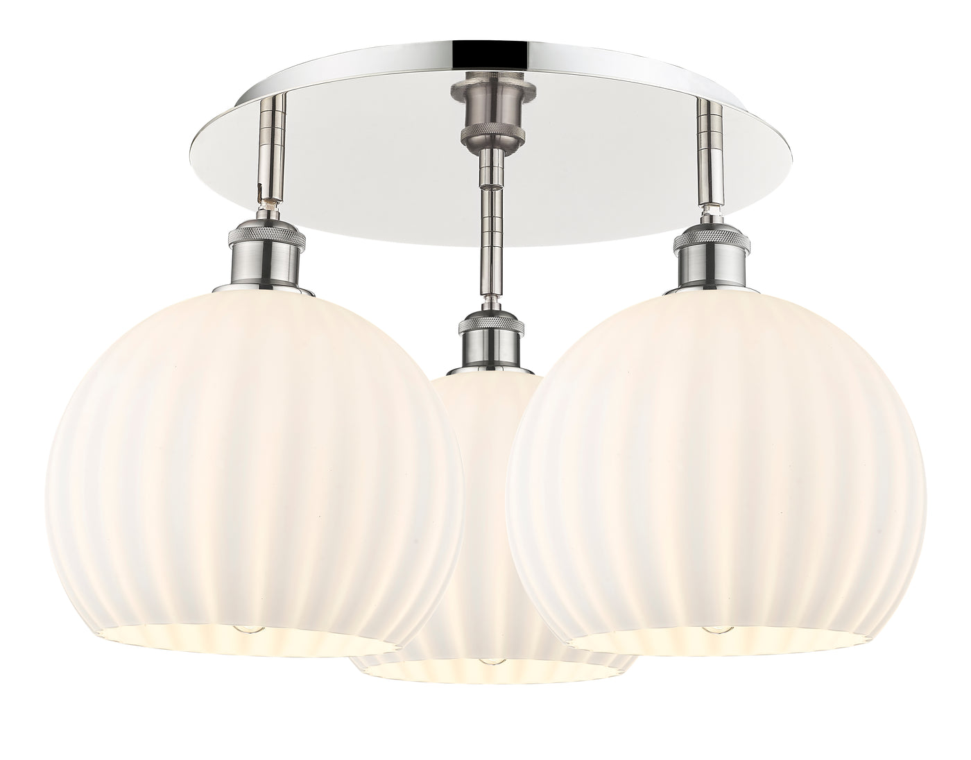 Ballston Semi-Flush Mount Satin Nickel