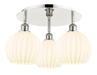 Ballston Semi-Flush Mount Satin Nickel Steel