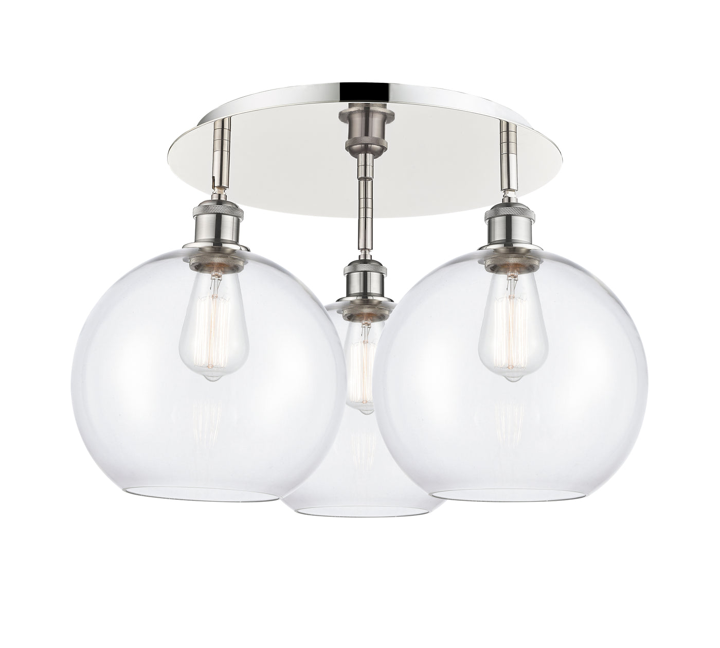 Ballston Semi-Flush Mount Satin Nickel