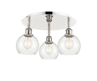 Ballston Semi-Flush Mount Satin Nickel