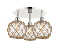 Ballston Semi-Flush Mount Satin Nickel