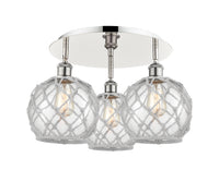 Ballston Semi-Flush Mount Satin Nickel