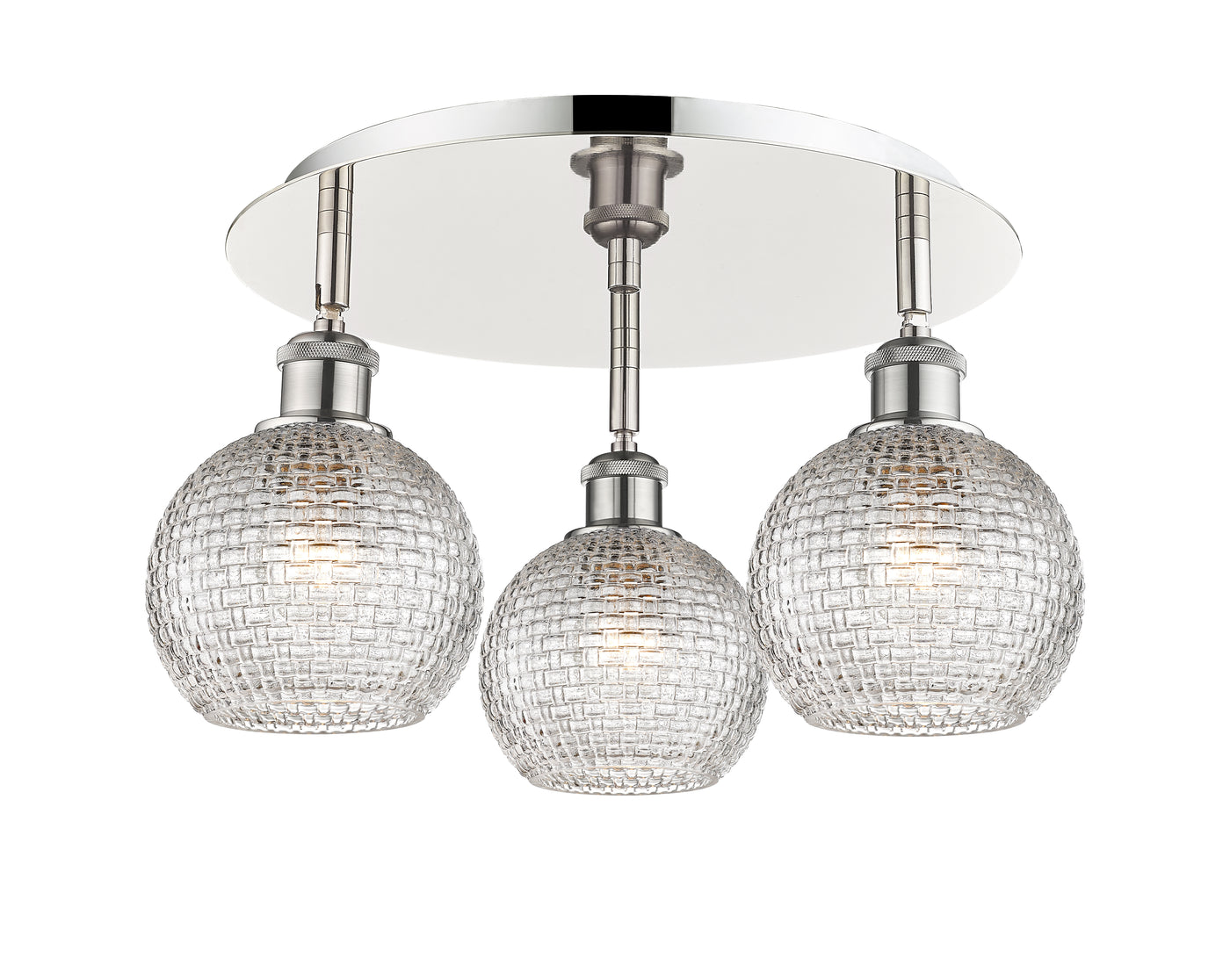 Ballston Semi-Flush Mount Satin Nickel
