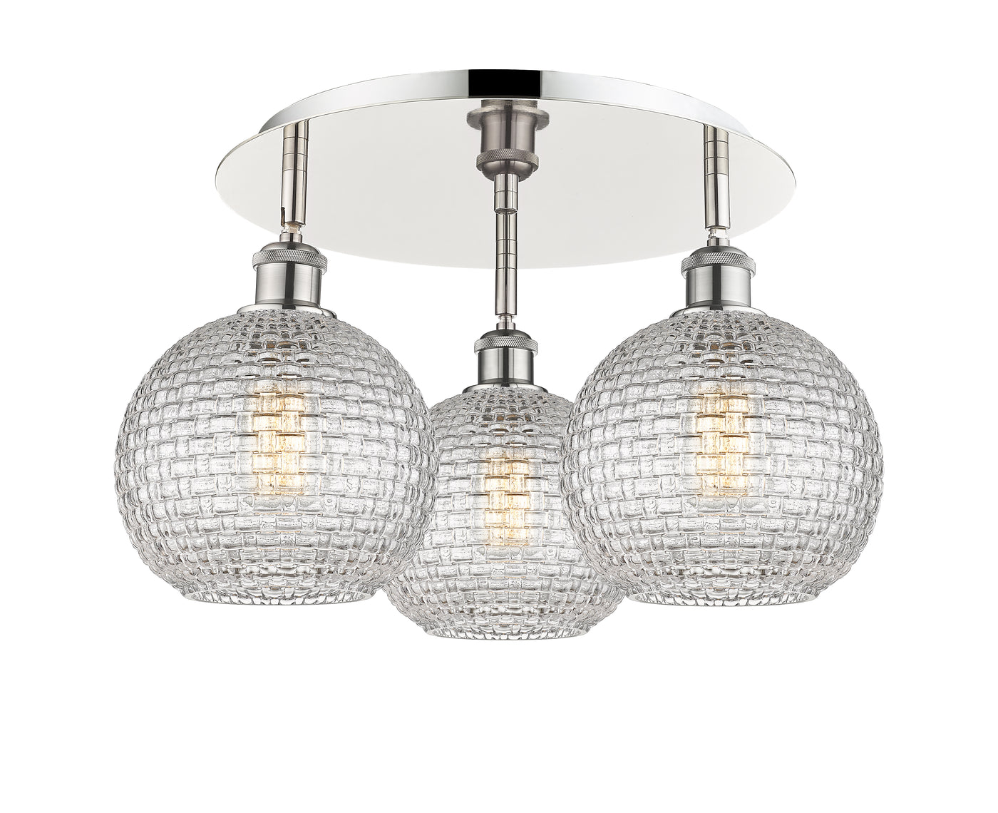 Ballston Semi-Flush Mount Satin Nickel