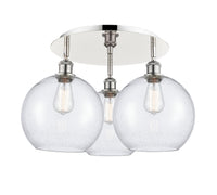 Ballston Semi-Flush Mount Satin Nickel