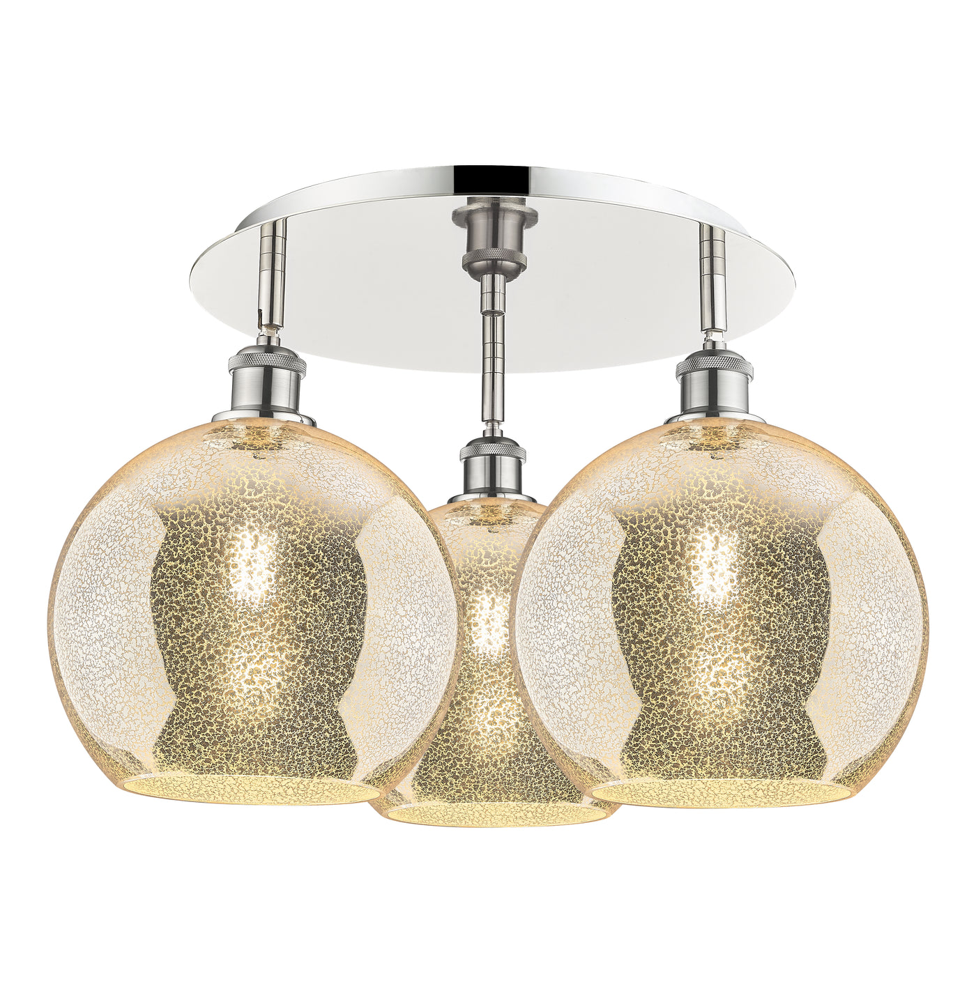 Ballston Semi-Flush Mount Satin Nickel