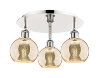 Ballston Semi-Flush Mount Satin Nickel