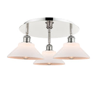 Ballston Semi-Flush Mount Satin Nickel Glass