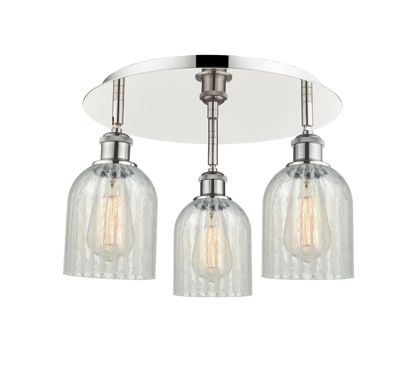 Ballston Semi-Flush Mount Satin Nickel