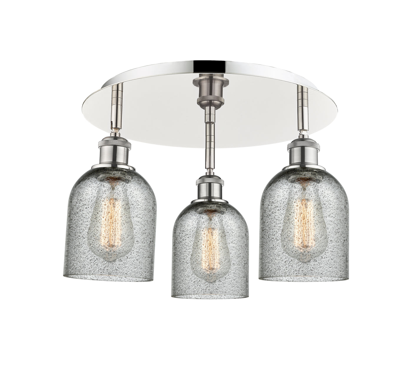 Ballston Semi-Flush Mount Satin Nickel