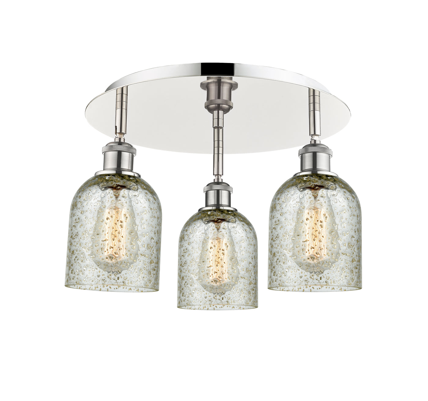 Ballston Semi-Flush Mount Satin Nickel