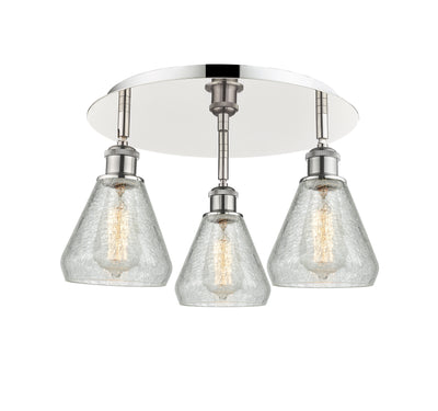 Ballston Semi-Flush Mount Satin Nickel