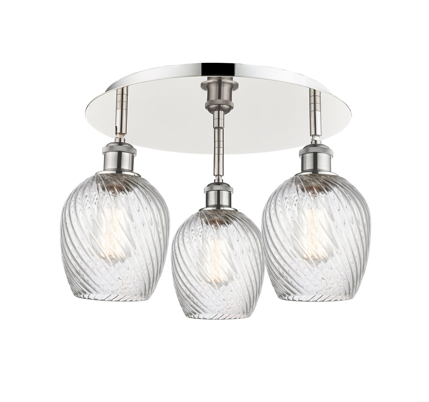 Ballston Semi-Flush Mount Satin Nickel