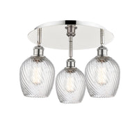 Ballston Semi-Flush Mount Satin Nickel