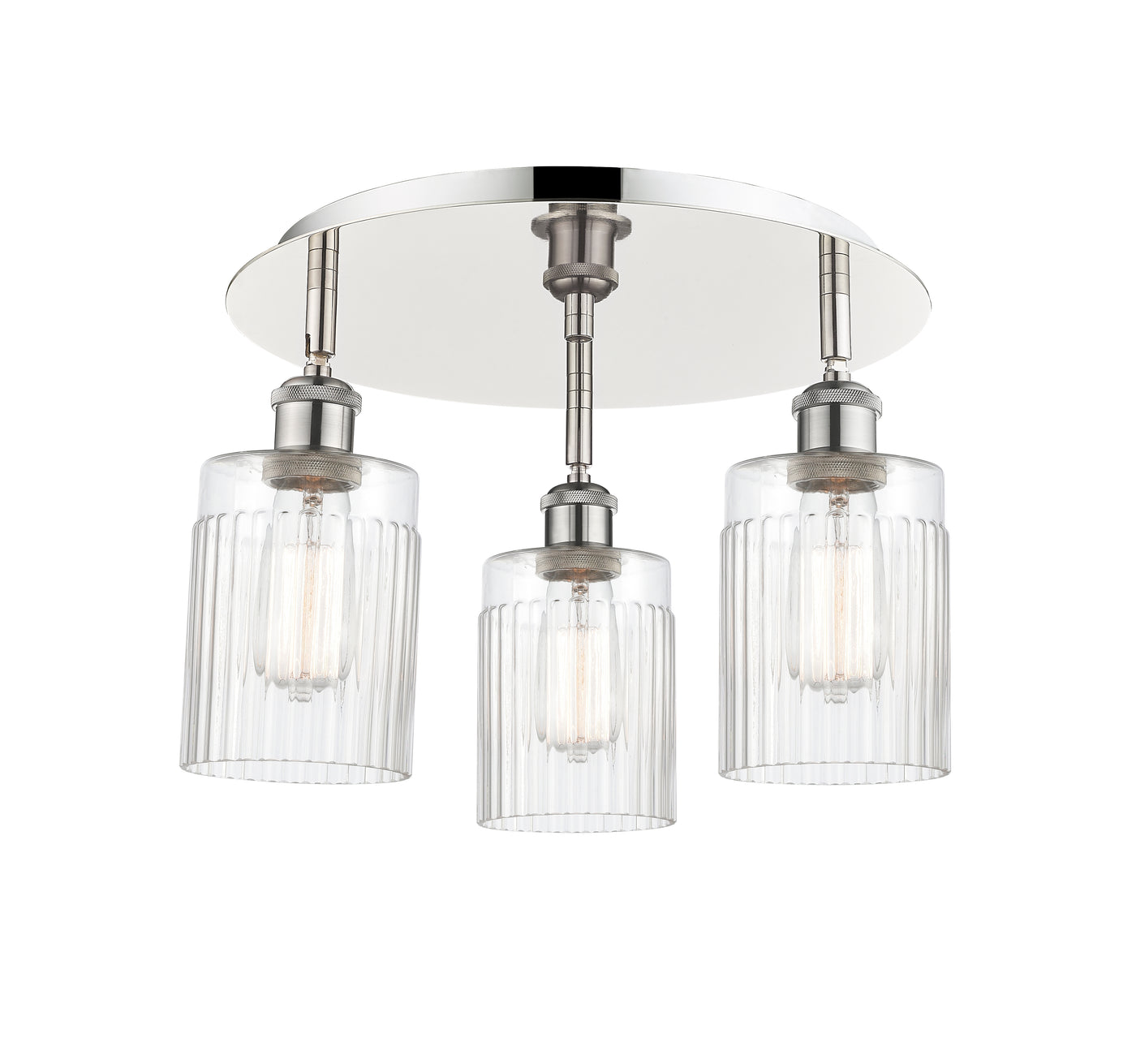 Ballston Semi-Flush Mount Satin Nickel