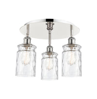 Ballston Semi-Flush Mount Satin Nickel
